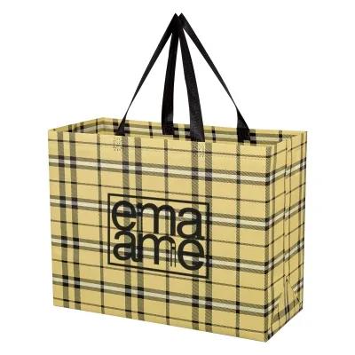 Shopper Bag Laminated Non-Woven Water Resistant - 16 x 12 x 7 in