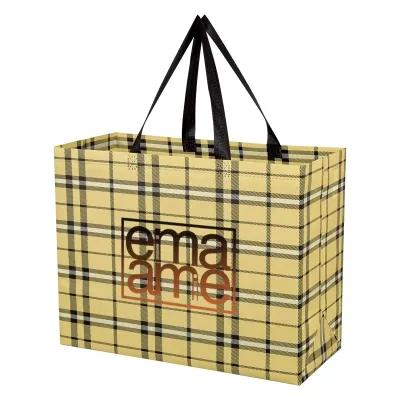Shopper Bag Laminated Non-Woven Water Resistant - 16 x 12 x 7 in - product view 3
