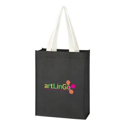Custom Tote Bag Non-Woven Mini - 9.5 x 12 x 4.5 in - product view 5