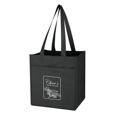 Custom Tote Bag Wine 6 Bottle Non-Woven - 10 x 11 in