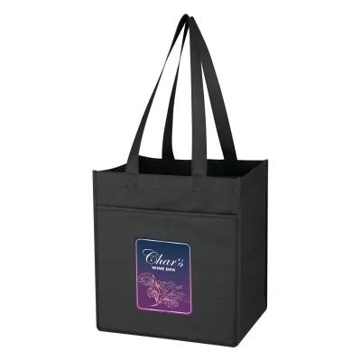 Custom Tote Bag Wine 6 Bottle Non-Woven - 10 x 11 in - product view 3
