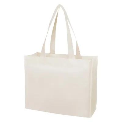 Custom Tote Bag Laminated Non-Woven Matte Shopper - 16 x 12.5 in - product view 2
