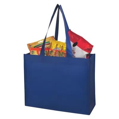 Custom Tote Bag Laminated Non-Woven Matte Shopper - 16 x 12.5 in - product view 4