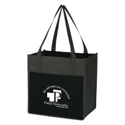 Custom Tote Bag Lami-Combo Non-Woven Shopper - 12 x 12 in - product view 2