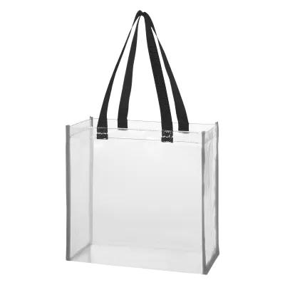 Clear EVA Reflective Tote Bag NFL Approved - 12 x 12 x 6 in - product view 1