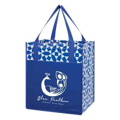 Custom Tote Bag Non-Woven Recycled Shopping - 13 x 15 in