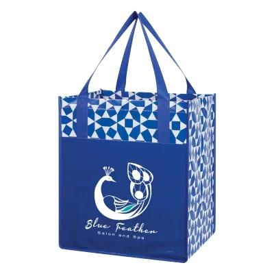 Custom Tote Bag Non-Woven Recycled Shopping - 13 x 15 in - product view 4