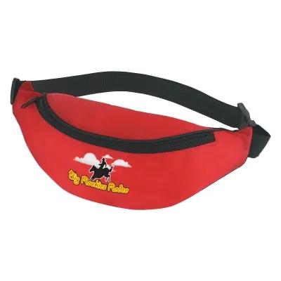 Fanny Pack Polyester Zippered Adjustable - 13 x 5.5 in - product view 2