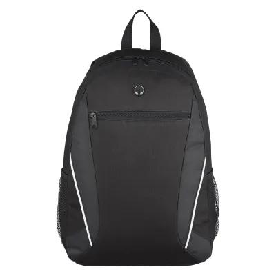 Custom Backpack 600D Polyester with Earbud Slot - 12 x 18 in - product view 2