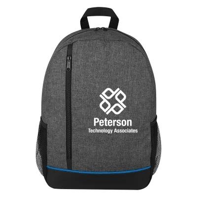 Custom Backpack 600D Polycanvas with Mesh Pockets - 11 x 16 in