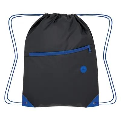 Drawstring Bag 210D Polyester Color Pop Design - 13.5 x 17.75 in - product view 2