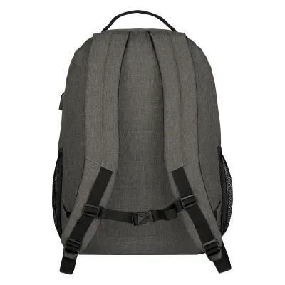 Laptop Backpack 300D Polyester Heathered - 14 x 18.5 in - product view 4