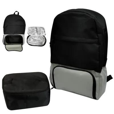 Backpack with Detachable Lunch Cooler - 11 x 17.75 x 5 in - product view 3