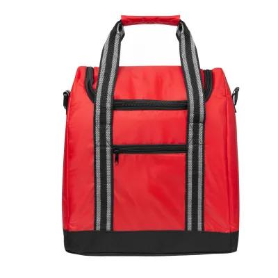 Nylon Cooler Lunch Bag with 28 Can Capacity - 13 x 12 x 6 in - product view 2