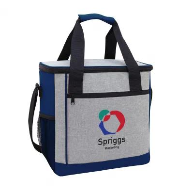 Heathered Cooler Bag with 16 Can Capacity - 12.5 x 11.75 x 7.5 in - product view 2