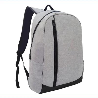 Heathered Laptop Backpack with Organizer - 12 x 19.33 x 6.5 in - product view 3