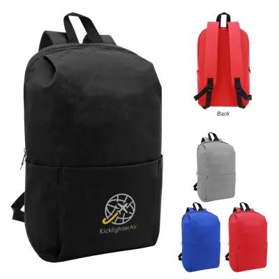 PVC Backpack with Padded Back Panel - 9.5 x 13.75 x 5 in