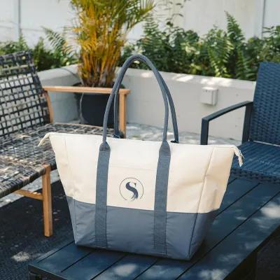 Large Tarpaulin Cooler Tote Bag - 24.5 x 15.5 x 9.5 in - product view 4