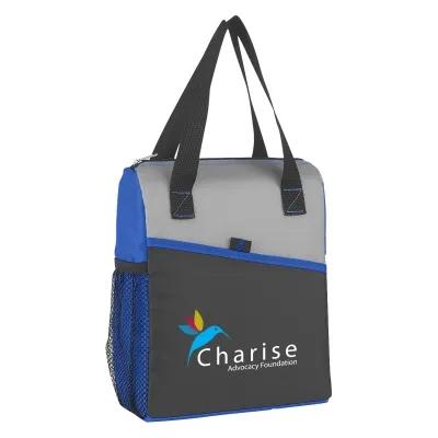 Insulated Cooler Bag with Mesh Pocket - 8 x 10 in - product view 3
