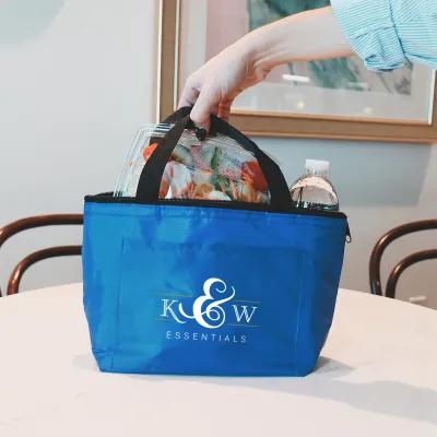 Insulated Cooler Lunch Bag with Foam Insulation - 13.5 x 8 in - product view 4