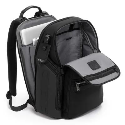Tumi Laptop Backpack with Leather Accents - 14 x 17 in - product view 3