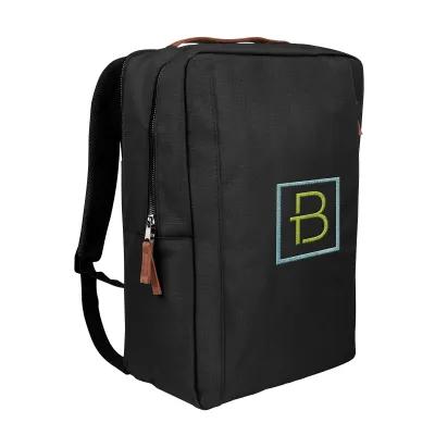 Structured Laptop Backpack with PVC Dobby - 11.25 x 16.5 in - product view 2