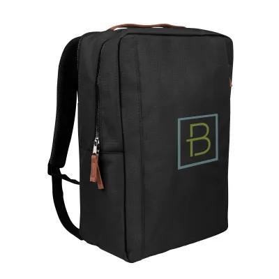 Structured Laptop Backpack with PVC Dobby - 11.25 x 16.5 in - product view 3