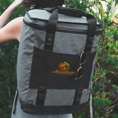 Tarpaulin Cooler Backpack with Daisy Chains - 13 x 16.5 in - product view 4