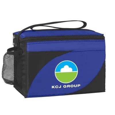 Insulated Cooler Bag with Mesh Pocket - 10 x 7 x 6 in - product view 3