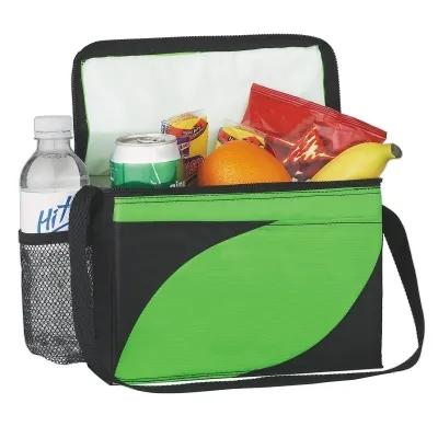 Insulated Cooler Bag with Mesh Pocket - 10 x 7 x 6 in - product view 4