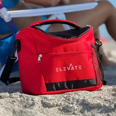 Insulated Lunch Cooler with Shoulder Strap - 11.75 x 10 x 7 in - product view 3