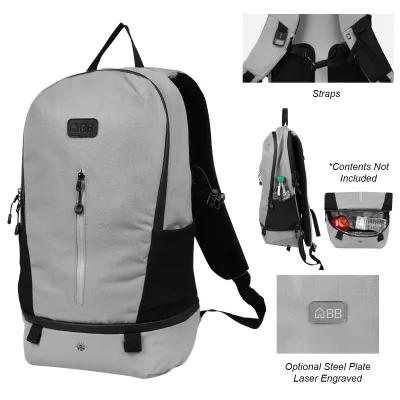 Eco Backpack with Bottle Opener - 11 x 19.75 x 6.5 in