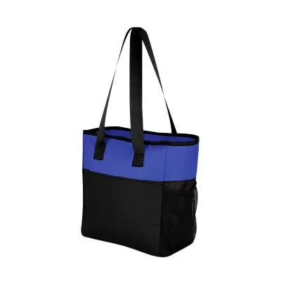 Recycled Polyester Cooler Tote Bag - 11 x 10 x 6 in - product view 11