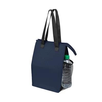 Insulated Cooler Tote Bag rPET Non-Woven - 8 x 12 in - product view 2