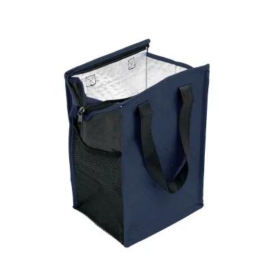 Insulated Cooler Tote Bag rPET Non-Woven - 8 x 12 in - product view 3