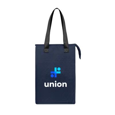 Insulated Cooler Tote Bag rPET Non-Woven - 8 x 12 in - product view 4