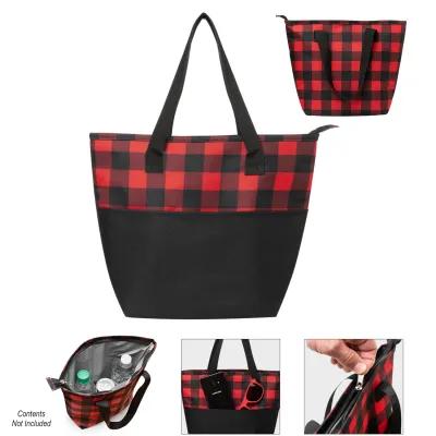 Mini Cooler Tote Bag 600D Polyester - 6 Can - product view 3