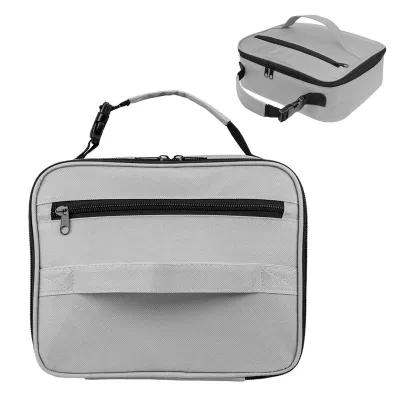 Dual Handle Lunch Bag 600D Polyester Upright - product view 2