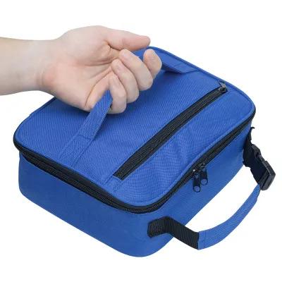 Dual Handle Lunch Bag 600D Polyester Upright - product view 3