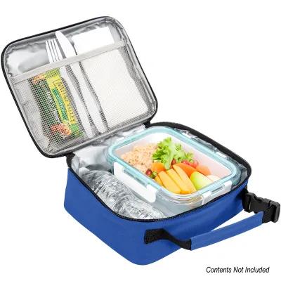 Dual Handle Lunch Bag 600D Polyester Upright - product view 7