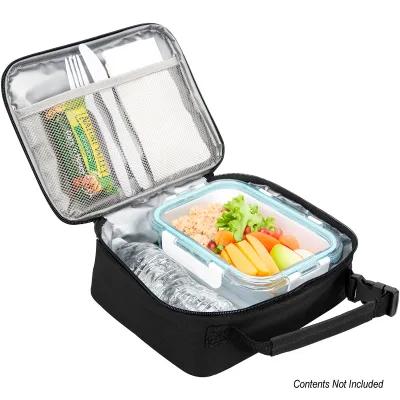 Dual Handle Lunch Bag 600D Polyester Upright - product view 15