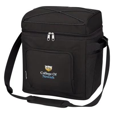 Insulated Tall Boy Cooler Bag with Mesh Pocket - product view 2