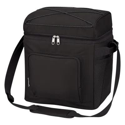 Insulated Tall Boy Cooler Bag with Mesh Pocket - product view 4