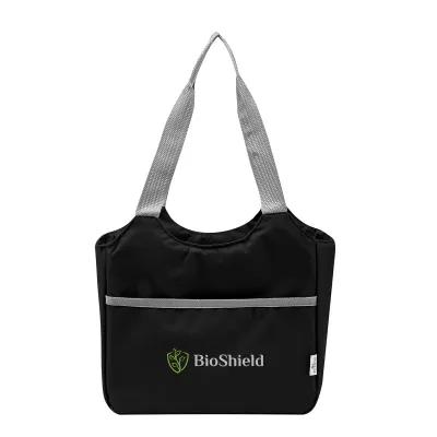 Recycled Polyester Cooler Tote Bag - 10 x 8 in - product view 3