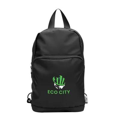 Recycled Polyester Convertible Backpack Sling Bag - product view 6