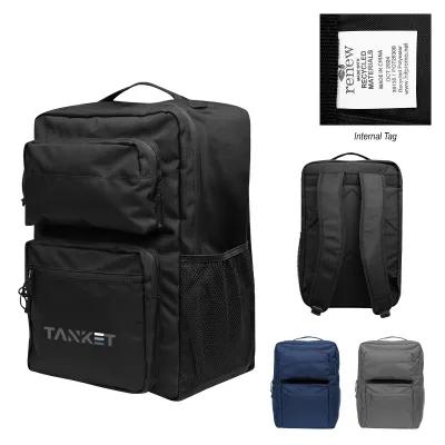 Recycled Polyester Laptop Backpack - 12 x 18 in