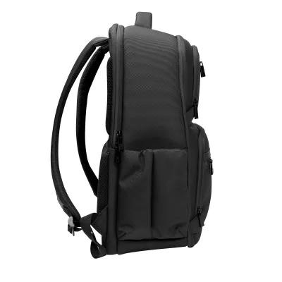 Laptop Backpack Recycled Polyester Travel Collection - 14 x 18½ x 9 in - promotional product with custom logo