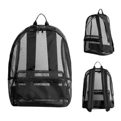 Mesh Backpack Nylon with Polyester Reinforcement - 14 x 16 x 6 in - product view 2