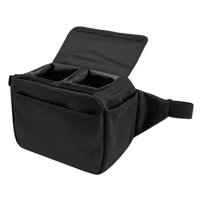 Insulated Cooler Belt Bag Recycled Polyester - 2 Can (5 x 6¾ x 5 in) - product view 4