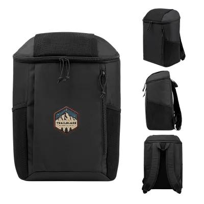 Insulated Cooler Backpack Recycled Polyester - 15 Can - product view 6